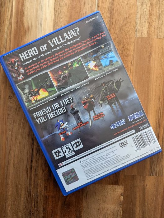 Shadow the Hedgehog PlayStation 2 PS2