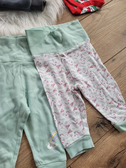 Paka ubran 62/68ubranka dla chłopca zestaw 10 sztuk