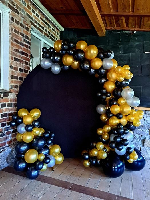 Ścianka z balonów , Ścianka balonowa, dekoracja z balonów, girlanda