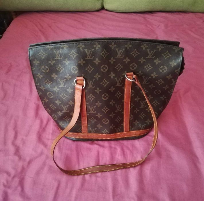 Louis VUITTON LV ponadczasowa klasyczna torebka brązowa