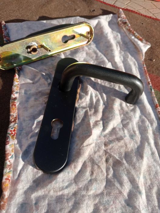 Puxadores / maçaneta de porta pretos