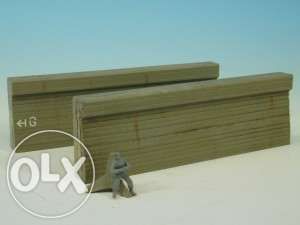 Modelismo - kit - anti-tank wall da accurate armour à escala 1:76