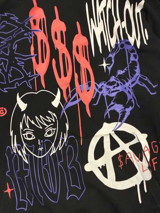 Bluza hoodie fsbn savage life