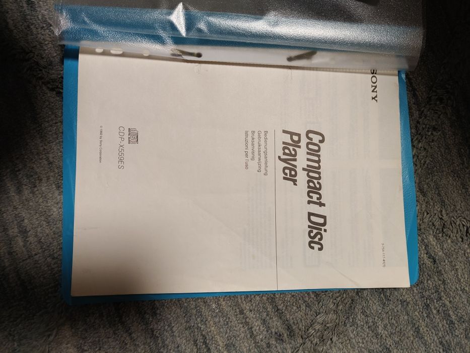 Sony X559ES High End odtwarzacz CD jak nowy po serwisie