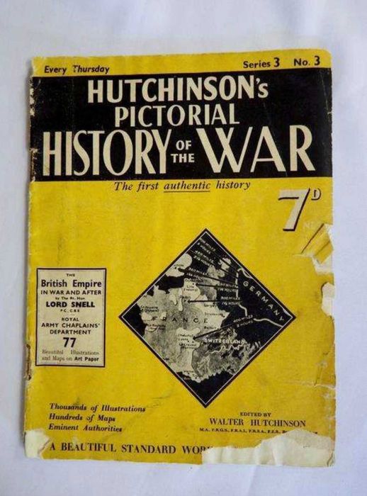 História Ilustrada da Guerra de Hutchinson, Série 3, nº 3, Publicado em janeiro de 1940
