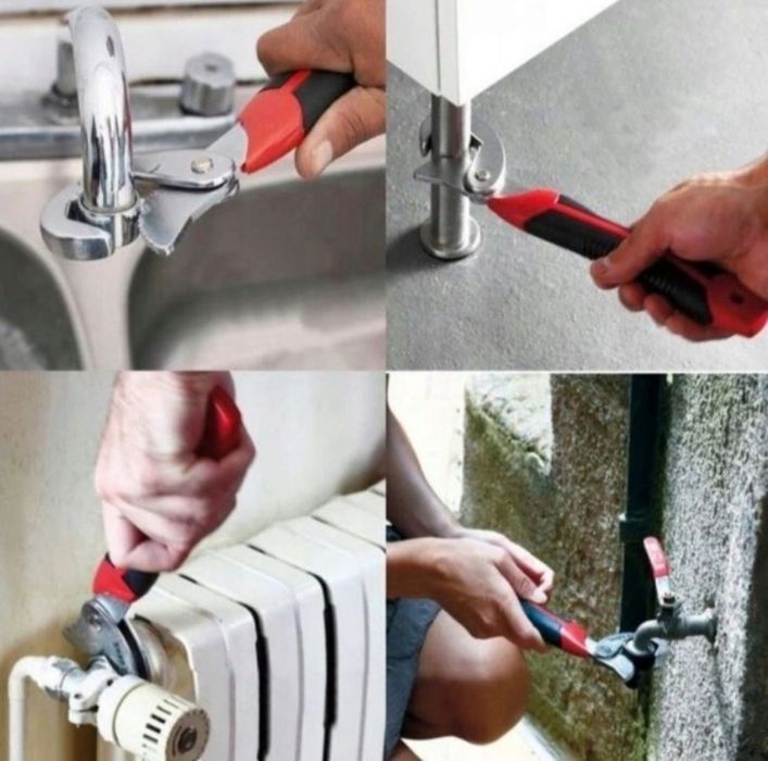 NOWY zestaw komplet 2xKEYSWITCH klucze uniwersalne wielozadaniowe 9-32