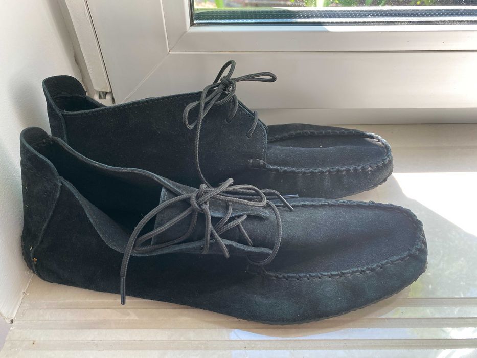 Мокасины туфли ботинки замшевые sole runner синие