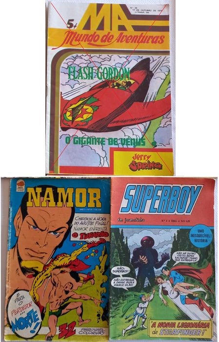 Banda Desenhada – Batman, Tintin, Flash Gordon, Tarzan e outros...