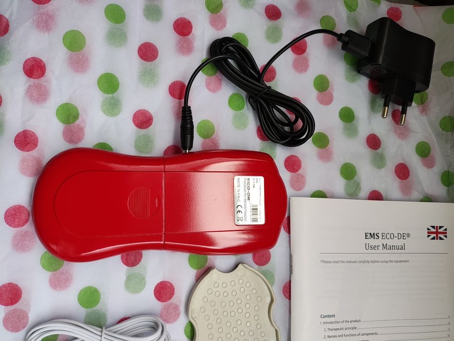 Masażer Elektrostymulator mięśni Cellulit ECO-306 EMS przenośny tens