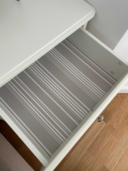 TYSSEDAL Mesa de cabeceira, branco  (usada)