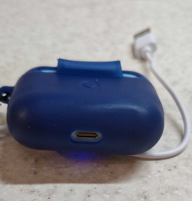 Bluetooth навушники у дизайні AirPods3, PRO Macaroon блакитний сенсор