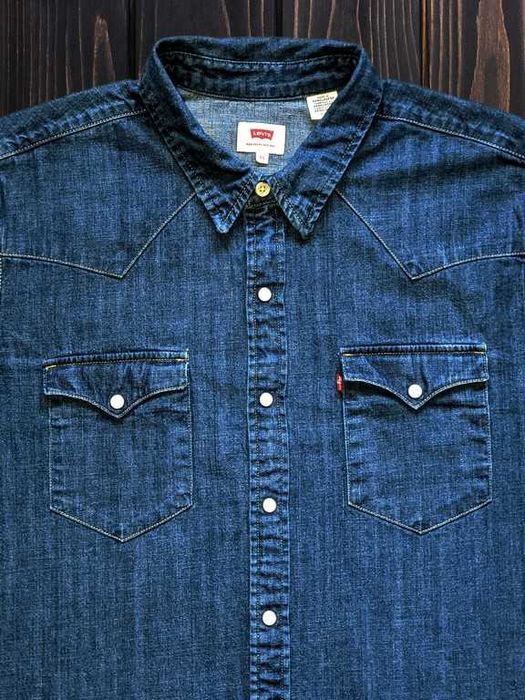 Рубашка джинсовая LEVI´S® оригинал L-XL