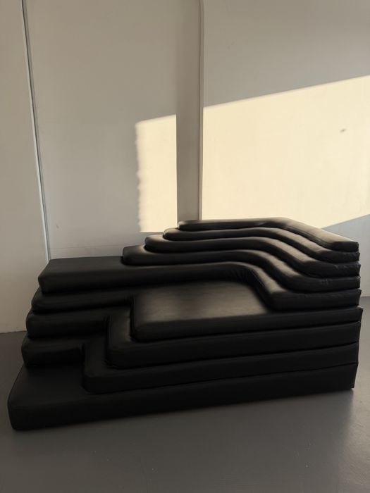 Дизайнерська шкіряна софа