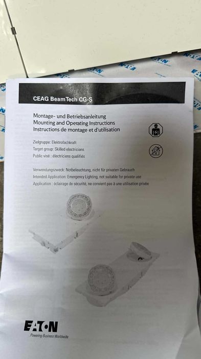 Eaton CEAG BeamTech 2x400lm CG-S (BT2S-ECGS) – Nowa oprawa awaryjna IP65