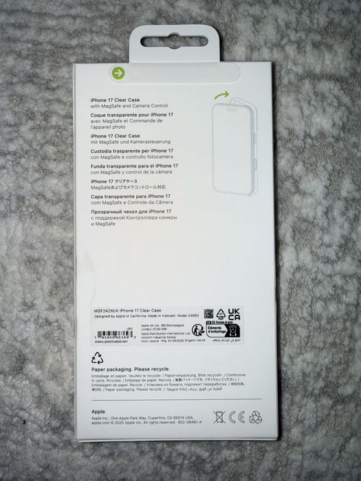 Apple Magsafe Case Iphone 17 Nowe Przezroczyste Etui