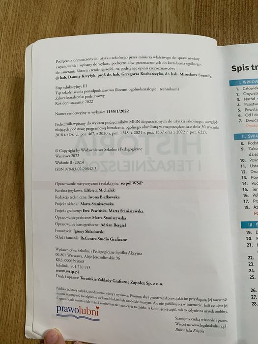 Historia i Teraźniejszość 1 zakres podstawowy
