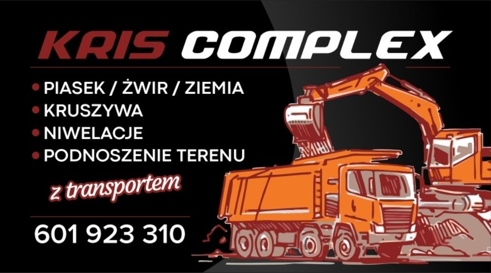 Piasek, ziemia,żwir