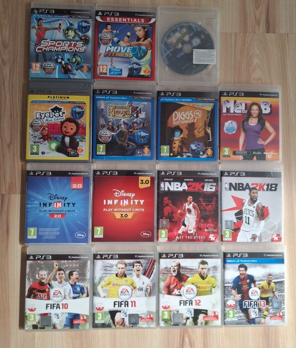 Gry PS3 PC Xbox Assassin's FIFA  Hitman NBA  Disney Resident Evil Warcraft Space Invaders Wiedźmin Commando  Sims
