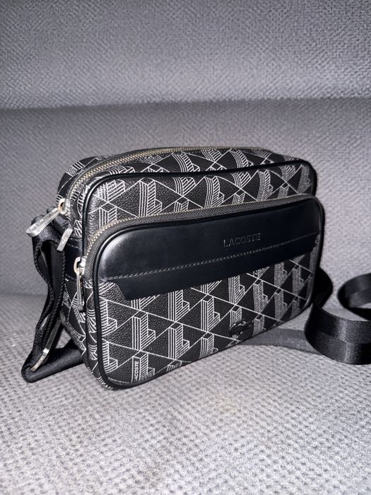 Сумка оригинал Lacoste Reporter Black&Grey