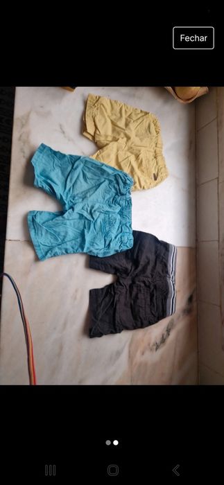 Calções menino h&m