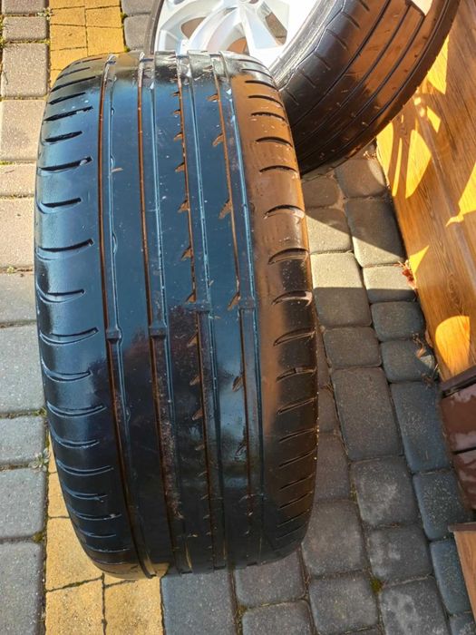 Alufelgi 18 Ford Focus używane rozstaw 5 x 108 z Oponami Letnimi