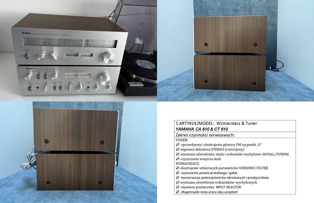 Yamaha CA&CT 610/top klasa/PIĘKNY DŹWIĘK/wiele funkcji/SERWIS/idealny