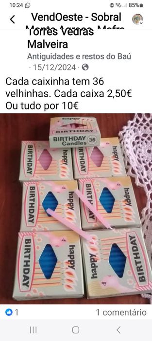 Artigos religiosos,cesta de verga,etc.