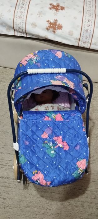 Коляска дитяча, іграшкова в стилі ретро 90х