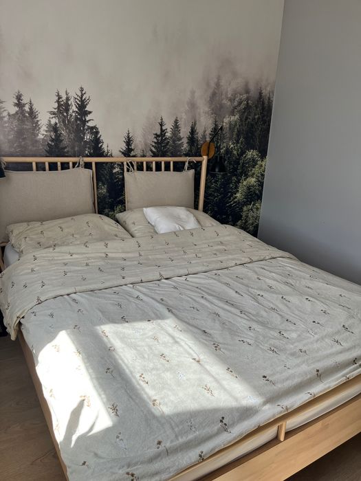 Łóżko Ikea brzoza 160x200