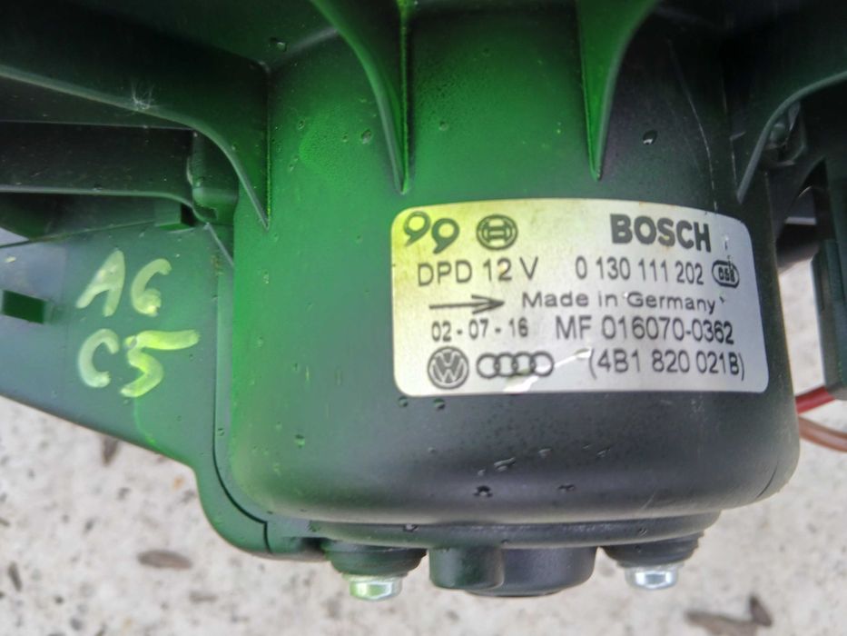 Wentylator nagrzewnicy dmuchawa Audi A6 C5 oryginał stan 5+ Rybnik