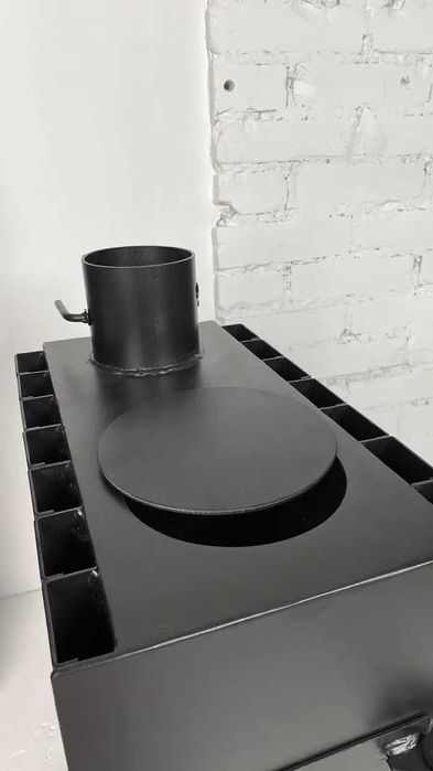 ‼️ Буржуйка для дома • Печь отопительная на дровах • Піч з КПД 75%‼️