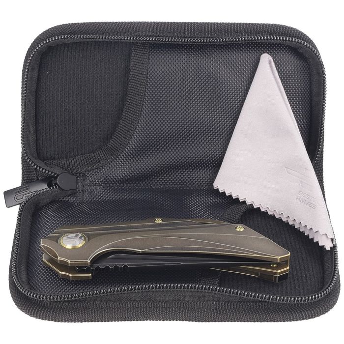 Nóż składany Bestech Vigil Bronze Titanium, Black (BT2201D)