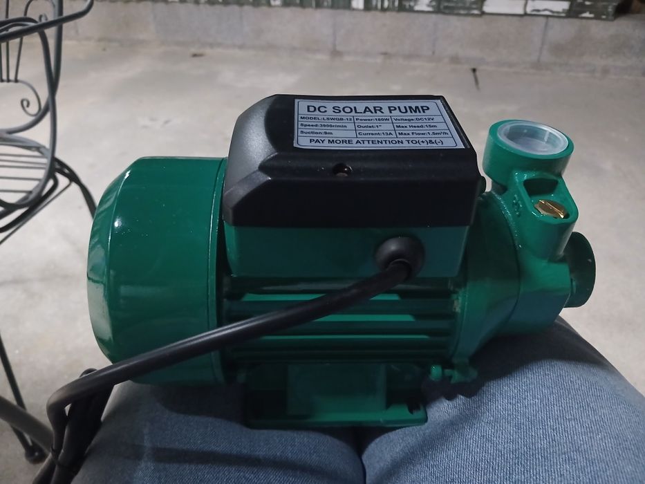 bomba de água solar 12V