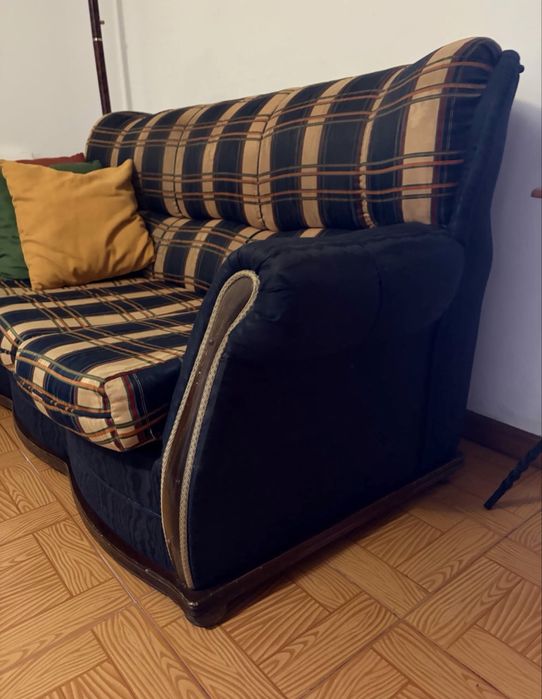 Conjunto de sofás 4 lugares