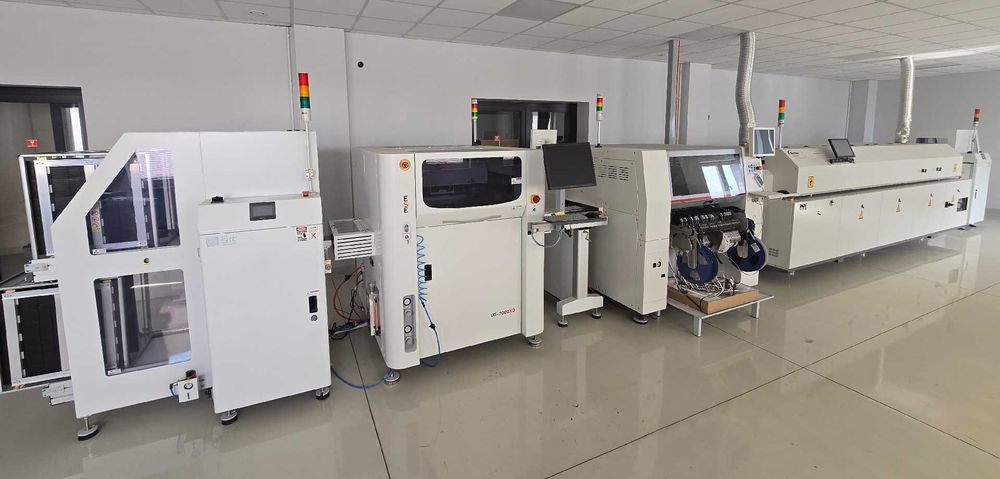 Kompletna Linia do produkcji elektroniki SMT + THT jak nowa