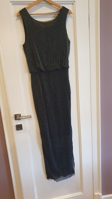 Czarna sukienka ze srebrna nitką Only rozm. M