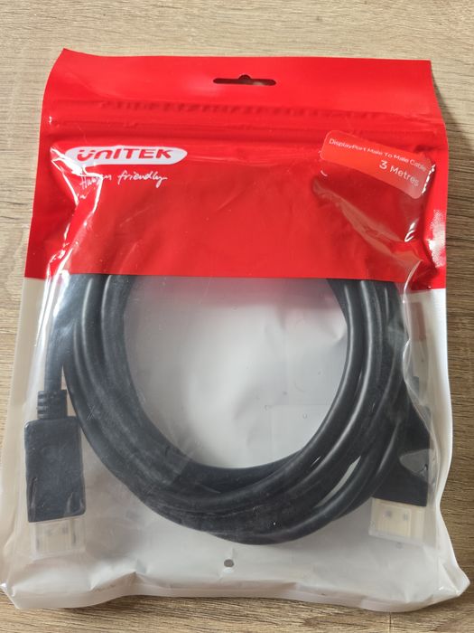 Kabel DisplayPort - DisplayPort UNITEK Y-C609BK 3 m