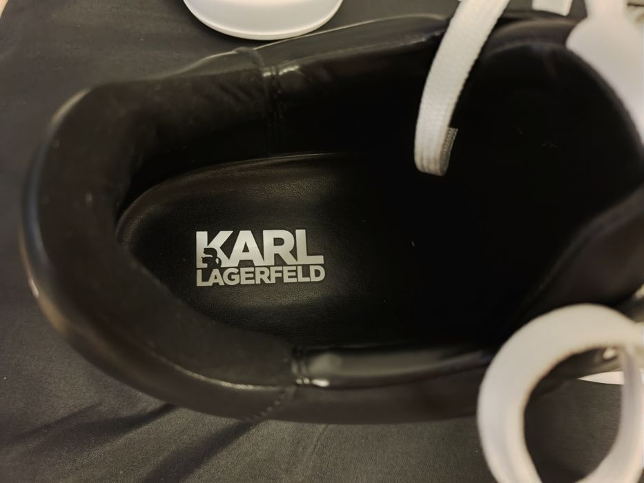 Buty KARL Lagerfeld Paris skóra naturalna