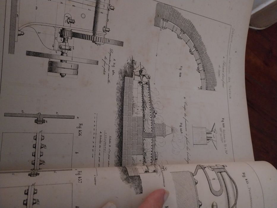 Édition originale – Atlas complet – A. Debauve – Dunod 1872 – Ponts et