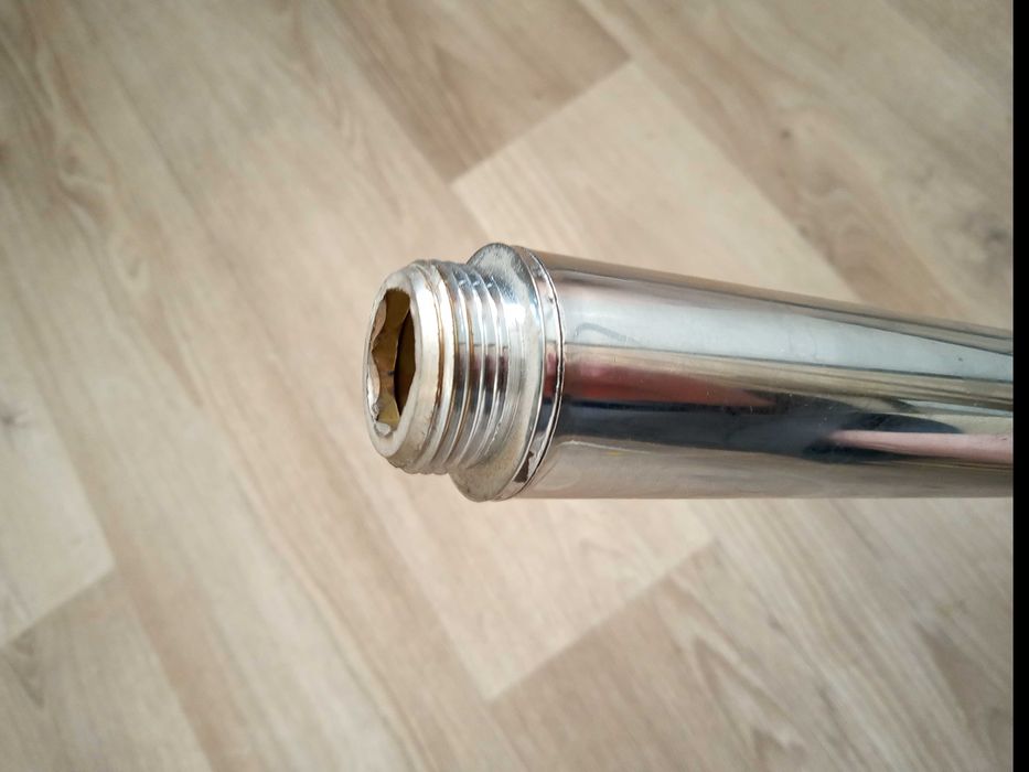 Сушарка водяна для рушників  латунна АЗОЦМ ПоЛ-М-15х500 1/2 ТР32