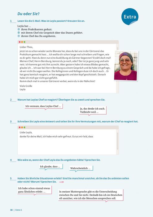 Im Berufssprachkurs A2, B1, B2, C1