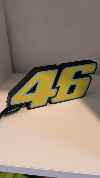 Luminária Valentino Rossi Il Dottore moto gp