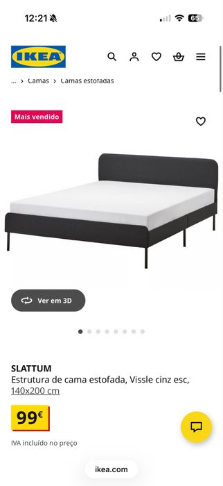 Cama Slattum Ikea