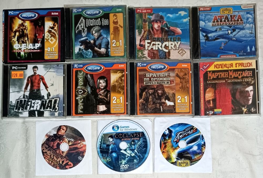 СD диски із іграми для ПК