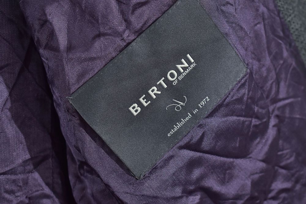 Bertoni Marynarka Męska Z Mieszanki Materiałów 52