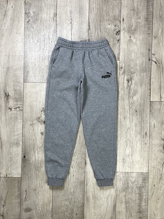 Puma штаны 13-14 лет 164 см подростковые серые на манжетах