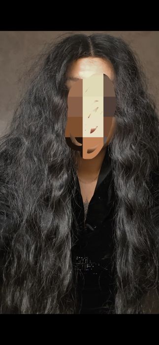 Peruka czarna lace front