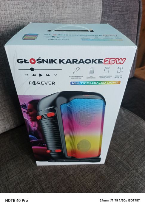 Głośnik karaoke 25 W