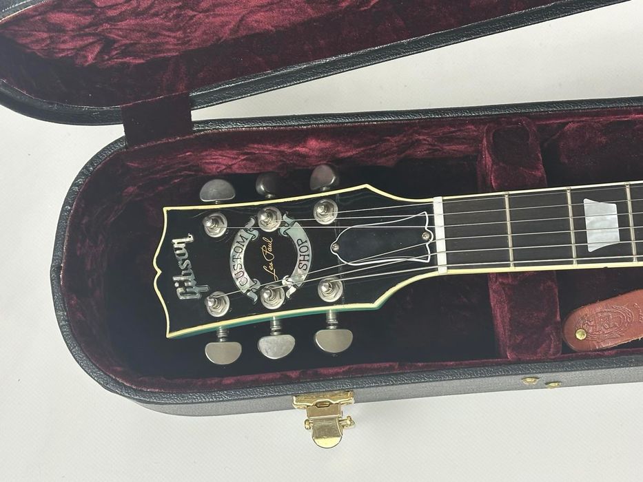 Gibson Les Paul Custom Shop Catalina “GoodWood Era” Cascade Green 1997 (ebony, 3500$)
