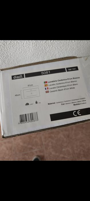 Lavatório Cerâmica 81cm